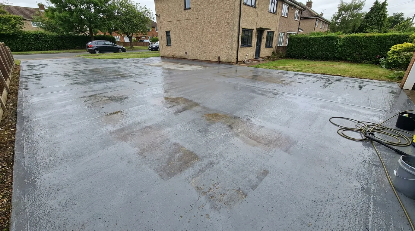 Resin driveway