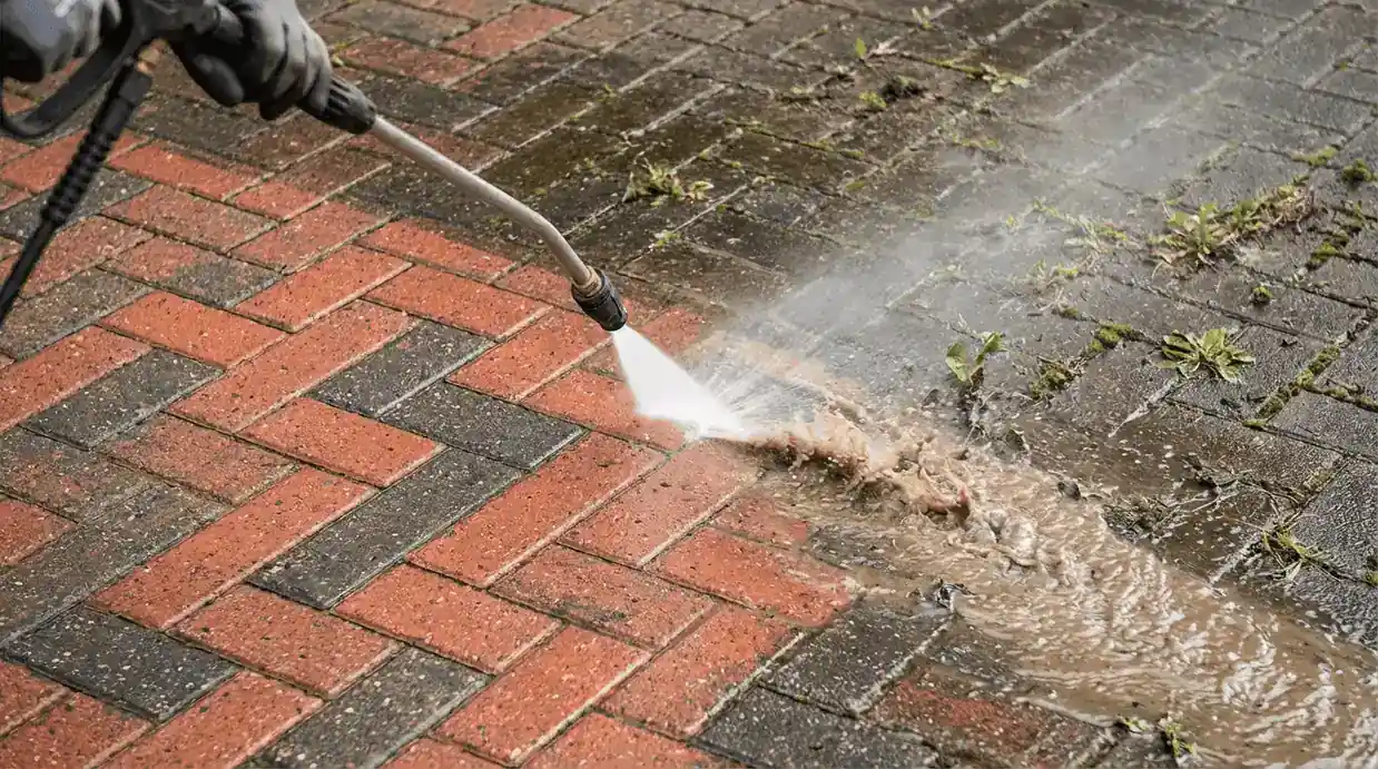 Block paving cleaning specialist in Surrey