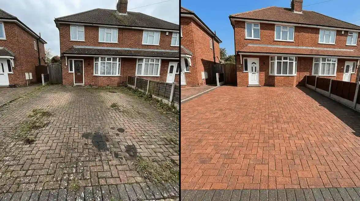 Professional driveway cleaning service in Surrey
